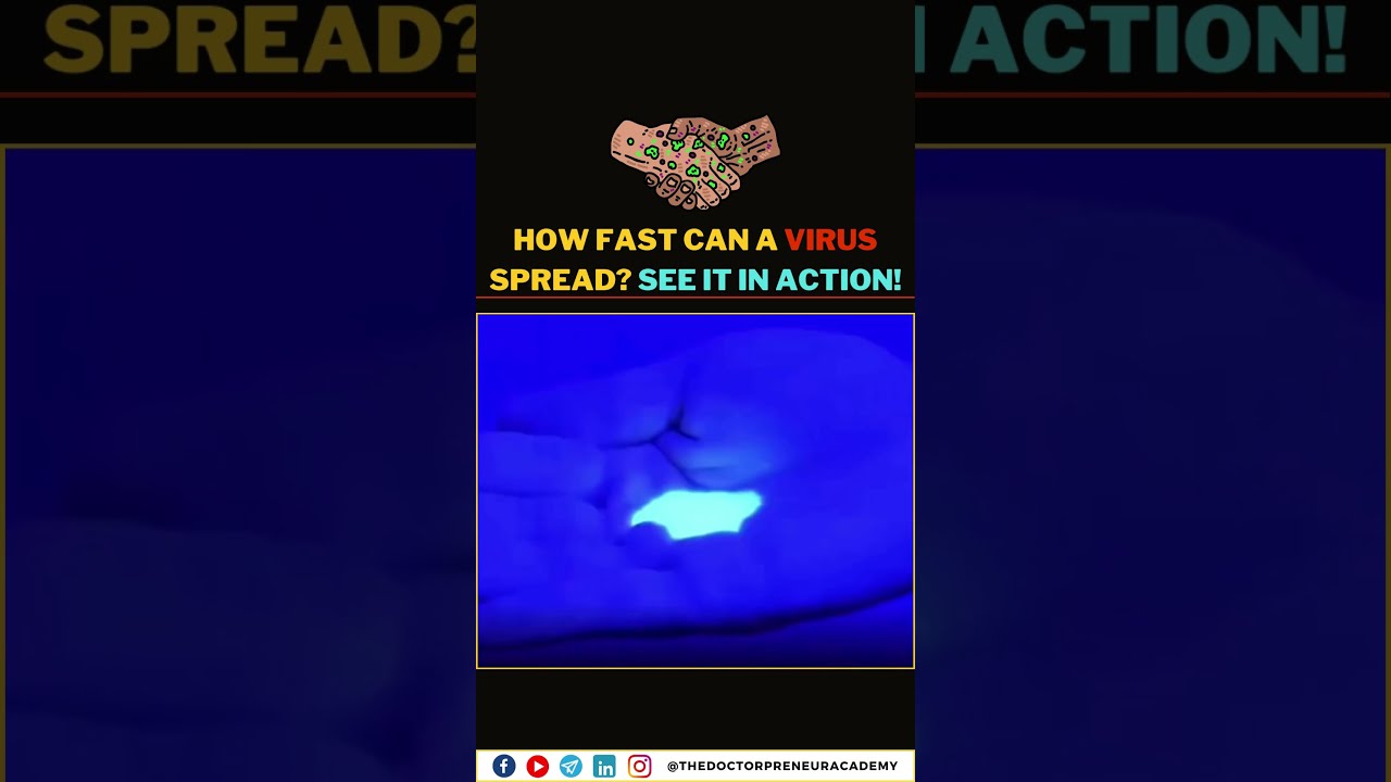 "How Fast Can a Virus Spread? See it in Action! 🦠⚡"