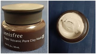 INNISFREE SUPER VOLCANIC PORE CLAY MASK REVIEW IN TAMIL