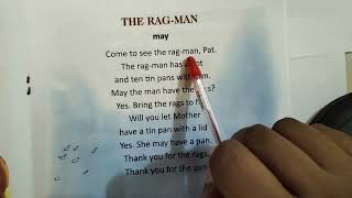 Radiant Way Step 1 | 10. The Rag Man (Reading - English classes | Elocution classes)