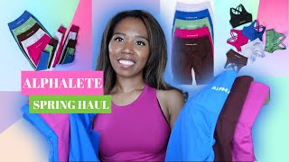 Alphalete Amplify Try-On Haul New Spring Colors