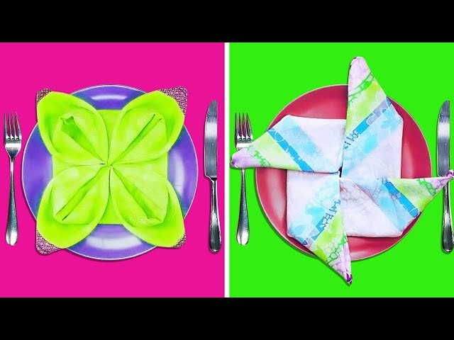 10 Ways to Fold Napkins – Craft Box Girls