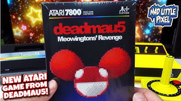 This Is COOL! New Atari 7800 Game From deadmau5! Unboxing + Gameplay (Meowingtons