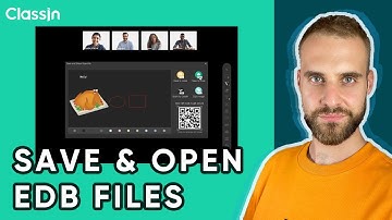 How to save and open EDB files