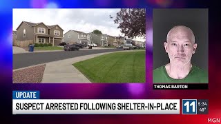 Suspect arrested following shelter-in-place order in Colorado Springs