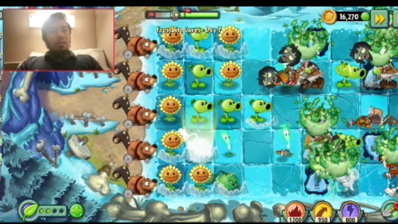 Easy vs Plants vs zombies 2 🧟Day 7 Frostbite Cave, Let's go 🎮