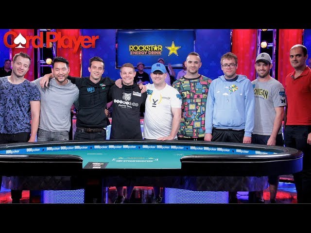 2018 Wsop Main Event Final Table