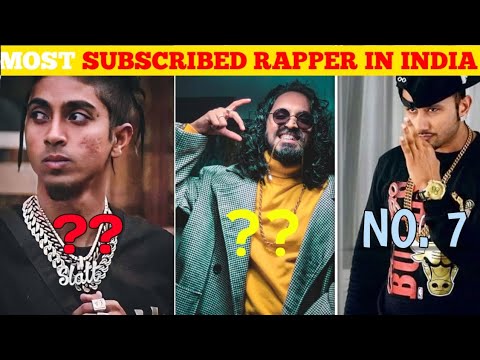 TOP DHH Rappers BY Their Youtube Subscribers In India🇮🇳 - YouTube