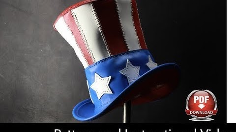 How to Make a Leather Top Hat - Tutorial and Pattern Download