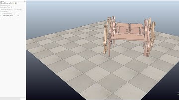 國立虎尾科技大學 機械設計工程系 - 協同產品設計實習 - 行走機構 V-rep open loop 轉彎模擬