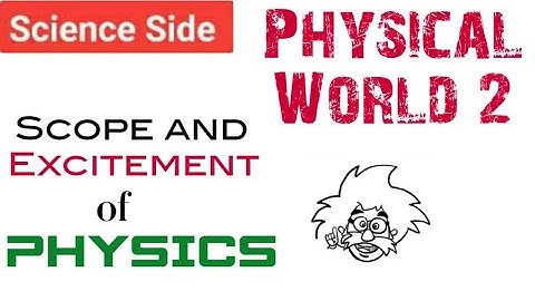 11th Physics Ch 1  PART 2 Scope and Excitement of Physics