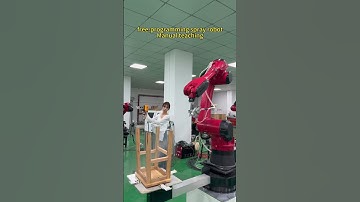 Programming-free spray robot. #spraying #industrial robot #six-axis robot #robotics