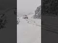 Snow Chaos in Lesotho! Car Slides on Icy Road as Mountains Turn Into Winter Wonderland