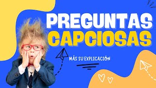 PREGUNTAS CAPCIOSAS que te harán pensar   p.1