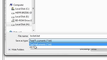 How to lock a folder in windows 7, Vista, 8, 8.1 and 10