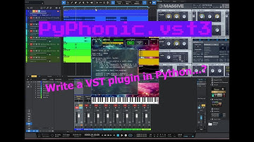 Making a VST plugin in Python, live in the DAW