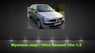 Renault Clio 1.2 Wymiana Oleju I Filtra / Oil And Filter Replacement - Youtube