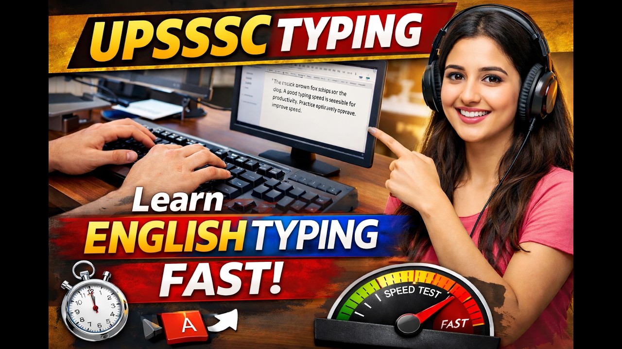 Typing Speed Practice Posts UPSSSC English Typing Practice 2026 | Fast Typing Speed 🔥 | Typing Test ...