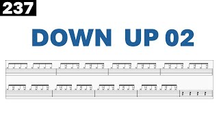 Drum Lesson 237 - Down Up 02 (Aula de Bateria - Down Up 02)