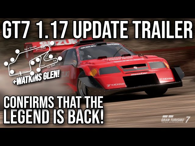 GT7 Patch 1.17 to Add 3 New Cars and Watkins Glen