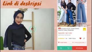 Rekomendasi Celana Kulot Jeans Rawis Wanita😍