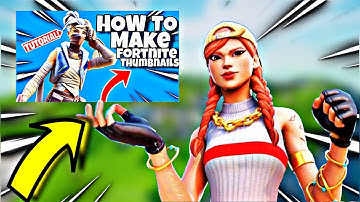 HOW TO MAKE *INSANE* FORTNITE THUMBNAILS FOR FREE✅‼️