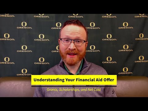 Grants, Scholarships, & Net Cost - University of Oregon Financial Aid Offer