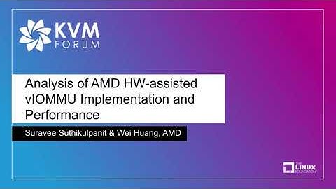Analysis of AMD HW-assisted vIOMMU Implementation and Performance