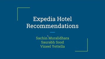Personalizing Hotel Recommendations