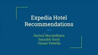 Personalizing Hotel Recommendations