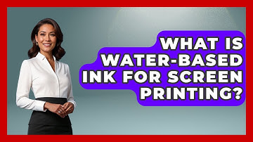 What Is Water-Based Ink For Screen Printing? - Graphic Design Nerd