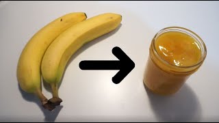 CONFITURE DE  BANANES EN MORCEAUX ??? (RECETTE FACILE A 4 INGRÉDIENTS)