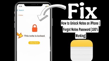 How to Unlock Notes on iPhone || Forgot Notes Password [100% Working] 2025