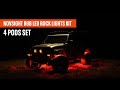 Novsight RGB LED Rock Lights Kit - 4 Pods Set Version
