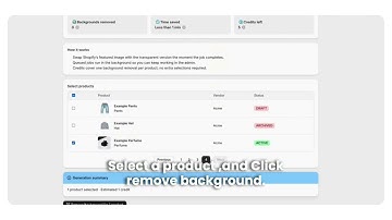 Shopify bulk image background removal app by Scout