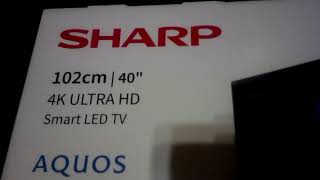 Телевизор Sharp 17450 40&#39;&#39; 4K ULTRA HD AQUOS Разбитый экран