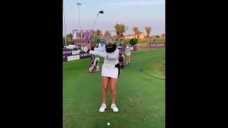 Beauty & F Charley Hull Short Game Slow Motion. , , ,