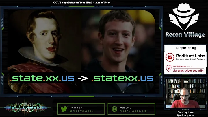 .GOV Doppelgänger: Your Häx Dollars at Work - Anthony Kava - Recon Village @DEFCON 29