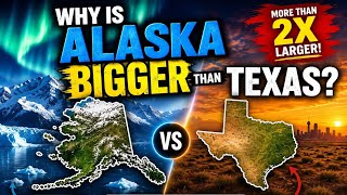 Why Is Alaska Bigger Than Texas? 🇺🇸❄️