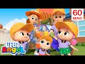 Juice Song + 60 Minutes of Little Angel | Kids Cartoons &amp; Nursery Rhymes | Moonbug Kids