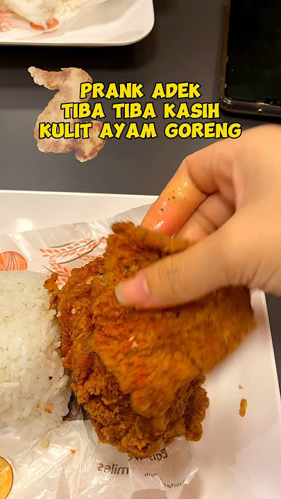 TIM GA MAKAN KULIT AYAM 😫