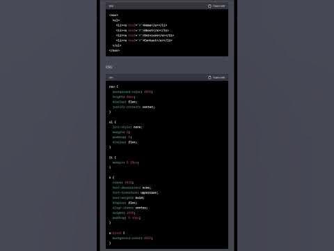 Make A Simple NavBar Using Only HTML and CSS - YouTube