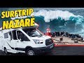 En route pour affronter la vague de Nazaré !