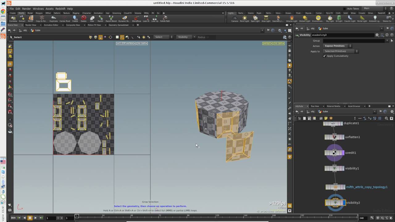 Houdini Attribute Copy Topology Asset