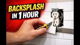 How to Install 3x6 PVC Subway Tile Backsplash (Easy DIY | Tools, Cuts & Pro Tips)