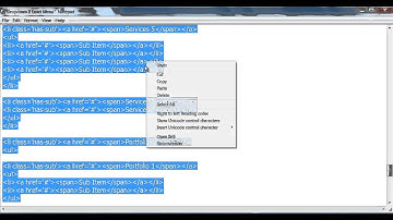 How to upload into  Dropdown 2 Level Menu WebStarts
