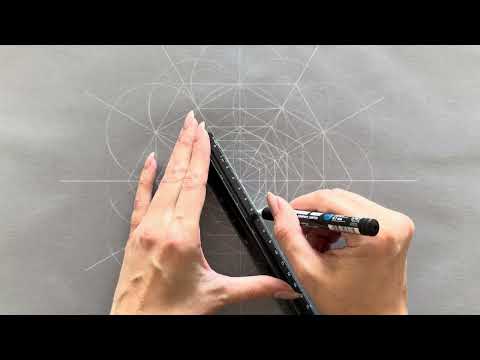 Regular Triangle & Hexagon: The Golden Spiral Geometry