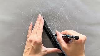 Regular Triangle & Hexagon: The Golden Spiral Geometry