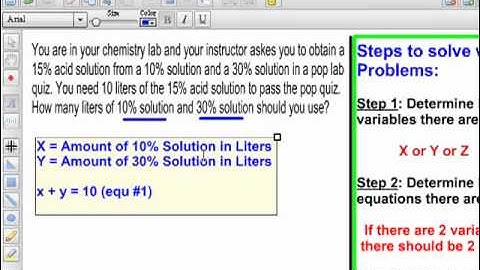 Mixture Word Problem