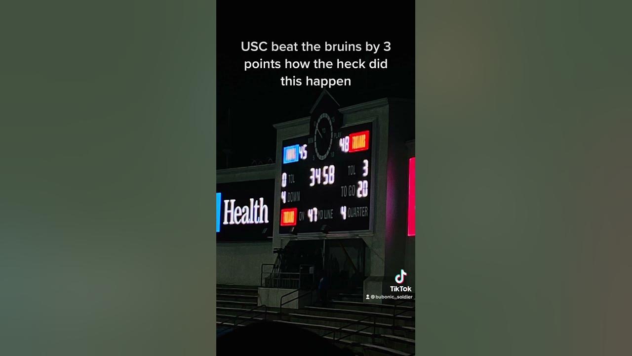 Usc vs ucla score shorts youtube