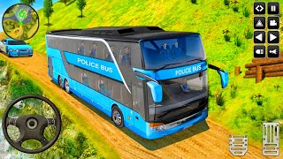 Offroad Bus Driving Game - Police Bus Mountain Driving Simulator - Play Android Games screenshot 2
